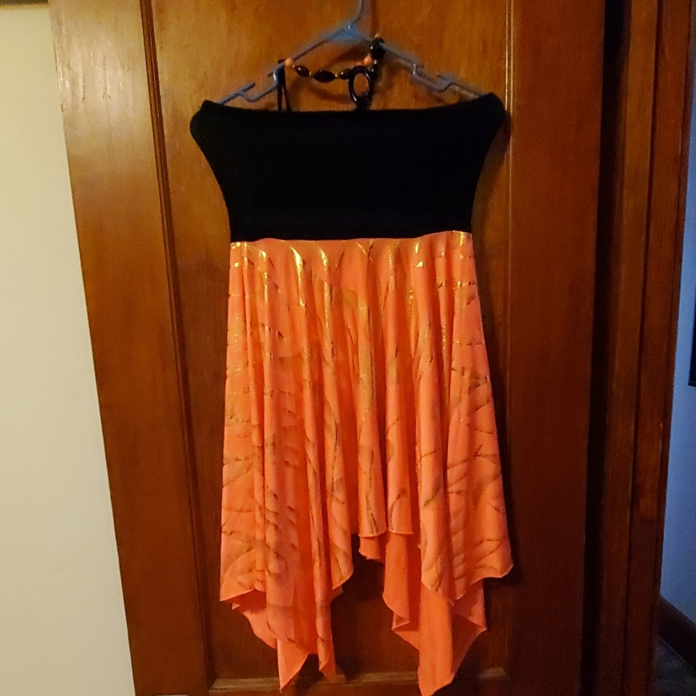 Strapless dress